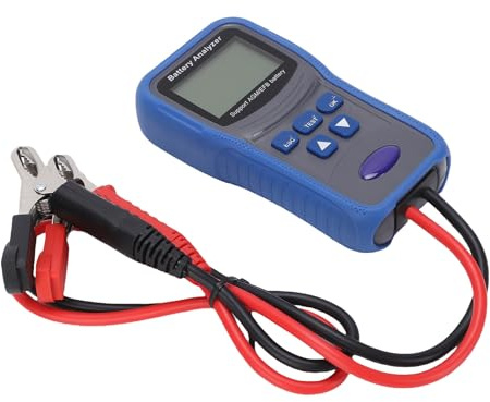 Eujgoov Testeur de Batterie de Voiture, Analyseur Automatique Numérique pour 100-2000 CCA AGM EFB, écran LCD pour Les Utilisateurs Marins de Camions de Moto