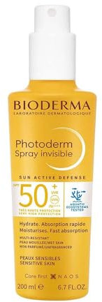 BIODERMA Photoderm Pediatrics Spray SPF50+ Crema Solare per Bambini a Partire da 12 Mesi, Protezione molto Alta - Pelle Sensibile - Ampio Spettro UVA/UVB - Spray 200 ml