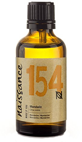 Naissance Aceite Esencial de Mandarina (No. 154) - 50ml - Puro, Natural & No Diluido - Para Quemador, Humificador, Aromaterapia, Difusor, Masajes - Velas, Jabon, Baño