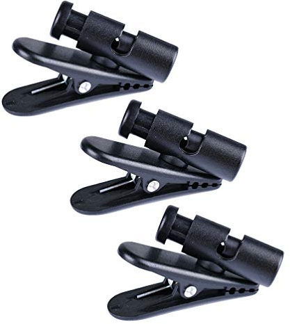 NUOBESTY Kopfhörer Draht Clip Headset-Clip Clip-Klemme für Hörmuschel-Kopfhörer Kopfhörerkabel Kleidung Kabel Clip für Kopfhörer Headset 3 Stücke Ohrhörer