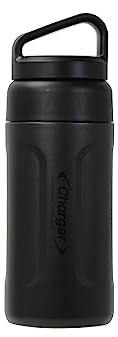 Pearl Metal HC-50 Water Bottle, Mug, 28.7 fl oz (800 ml), Large Diameter, Wide Mouth, Approx. 2.8 inches (70 mm), Handle Included, Heat Retention, Cold Retention, Black