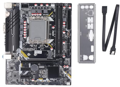 H610U Motherboard, ATX, PCIe Gen 3.0, DDR4, NVME M.2, LGA1700, Core 12 13. Generation, für 10 11 Systeme