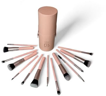 DS BEAUTY 14-teiliges Profi Make Up Pinsel Set im edlen und praktischen Etui