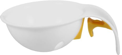 Separatore di proteine ​​del tuorlo d'uovo, separatore di uova riutilizzabile con clip, comodo per la cottura al forno e la cottura, adatto per la casa e il ristorante