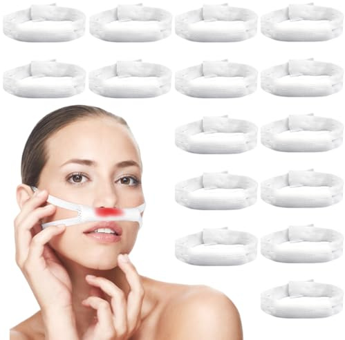YAFLUG 15 Pièces Pansements Nasaux Avec Boucles D'Oreilles,Compresses Pour Saignements Nez,Bandage Nasal Selon L'Op Stretch, Haute Capacité D'Absorption