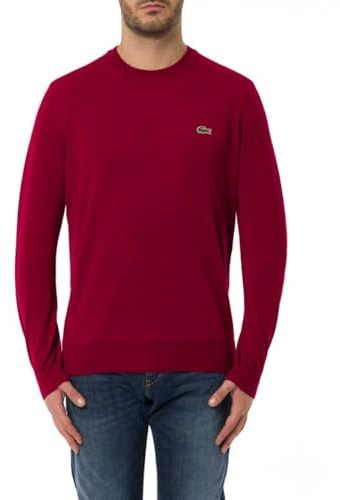 Lacoste Jersey hombre AH3225, burdeos, L