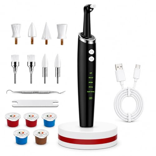Electric Tooth Polisher | Plaque Remover, Advanced Stain Remover, Tartar Remover, Dental Cleaning Kit, Teeth Whitening