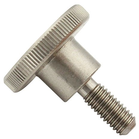 Rändelschrauben (hohe Form)- M5x30 - (2 Stück) - DIN 464 - aus rostfreiem Edelstahl A1 (VA) - SC464