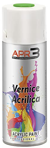 APR3 - S4006018 Vernis peinture Acrylique Multi-Usage, Couleur Vert Prairie RAL 6018, Aérosol En Fer-Blanc Recyclable de 400 ml
