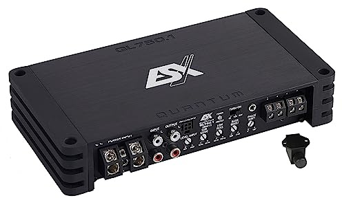 ESX QL750.1-24V - 24V für LKW usw. | Monoblock 1-Kanal Verstärker Endstufe | 24 Volt Class D - Digital