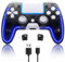 Controller für PS4, Wireless Gaming Controller für Playstation 4, Pro PS4 Remote Controller mit Paddles und Hall 3D Joystick (Schwarz + Weiß)
