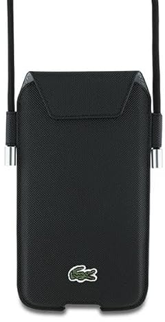 Lacoste Tasche LCPSP15XPVCK XL Schwarz Universal Phone Sleeve Crossbody Petit Pique