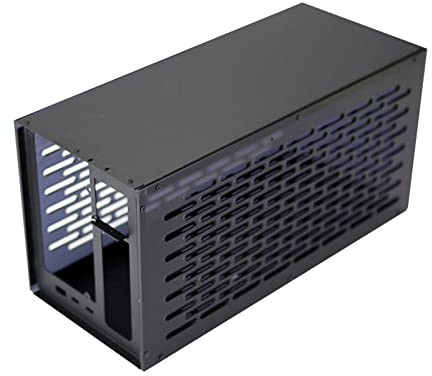TH3P4G3 - Caja de metal para GPU, soporte para ventilador de refrigeración