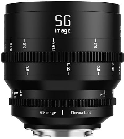 SGimage 50mm T1.4 Cine-Objektiv Vollformat-Festbrennweite für L Mount-Kameras