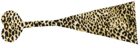 zalati Damen C-String Unsichtbarer Slip Herzförmig Selbstklebend Nahtlos Trägerlos Elegant Tanga Unterwäsche (Leopard, Größe M)