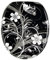 Sanilo WC Sitz mit Absenkautomatik, hochwertiger Toilettendeckel, einfache Montage, stabile Scharniere, White Flower