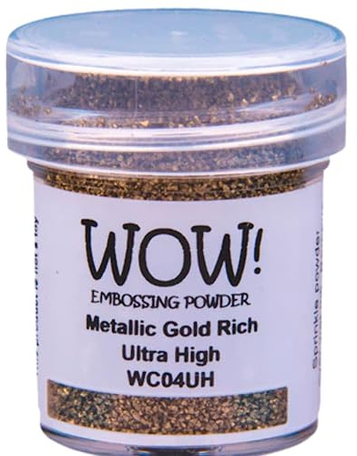 Wow Embossing Powder Ultra High 15ml-Metallic Gold Rich