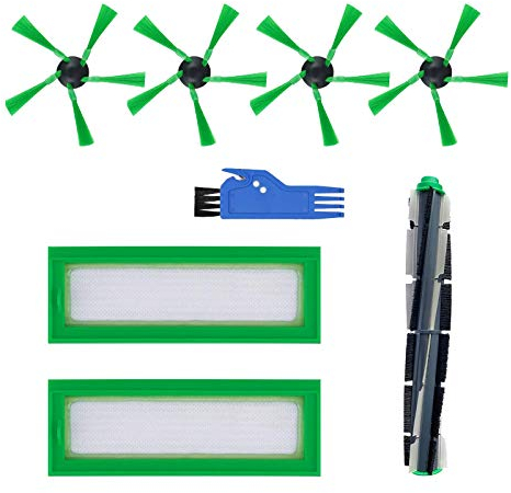 HALIEVE Zubehör Kompatibel mit Vorwerk Kobold VR300 VR200 Staubsauger Roboter Filter Bürste Ersatzteile, 8 Stück