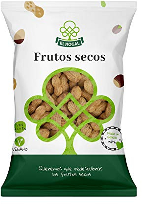 El Nogal Frutos Secos Cacahuete Jumbo Tostado Bolsa 500 g