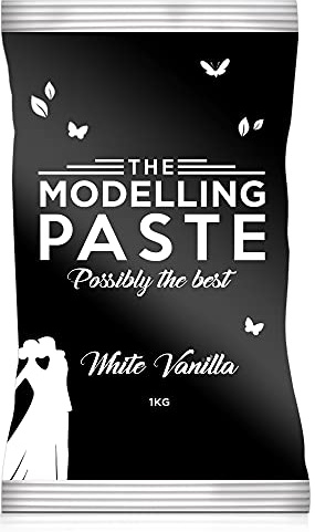 THE SUGAR PASTE Modeling Paste White: optimal for Modeling Figures, Doesn’t Tear or Break - 1 kg