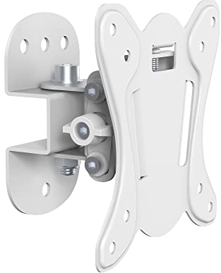 PureMounts® TV-fäste, Vesa 100x100, avstånd från vägg: 7,5 cm, lastkapacitet 25 kg, lutning 3°/-12°, vridbar 25°/-25°, vit