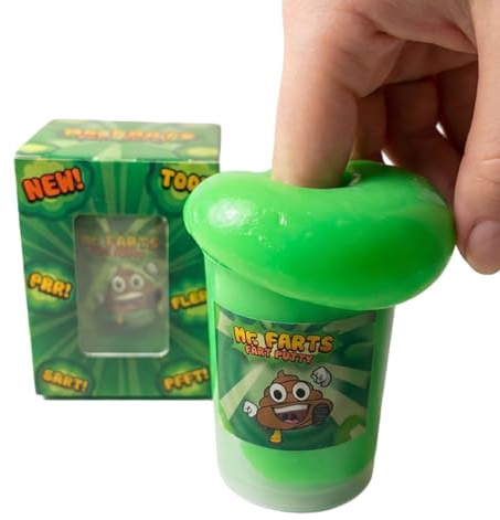 Mr Farts Funny Fart Putty for Kids - Slime Noise Maker Prank & Gag Gift | Hilarious pocket money prank toy. Ideal for kids birthday party bag fillers, holiday stocking stuffers, and funny favours.