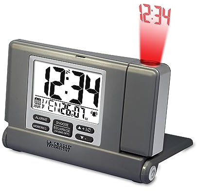 La Crosse Technology Réveil avec Projection WT525 Gris-Argent