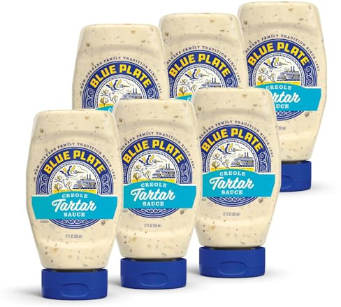 Blue Plate Mayonnaise Creole Tartar Sauce, 12 Fl Oz Squeeze Bottle (confezione da 6)