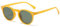 ZPSCXQ Yellow Sunglasses, Yellow Sunglasses Mens, Retro Round Polarized Yellows Glasses, Classic Style For Mens Womens UV400 Protection