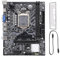 H510M-K MATX Motherboard, 2 Channel DDR4 Computer Motherboard, LGA1200 GEN 10 11 CPU, PCIE3.0x16, VGA, HDMI, M.2 NVM, Gigabit LAN, 10 USB