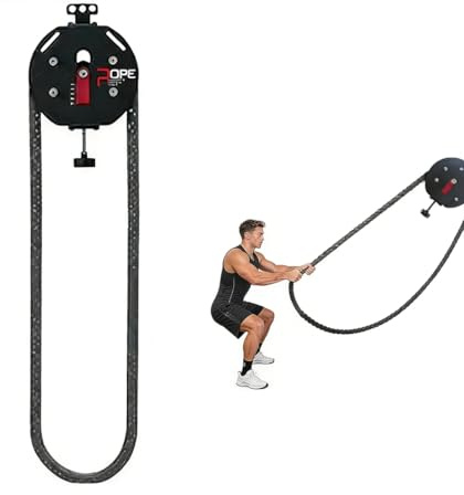 Repklättringsmaskin med justerbart motstånd︱Endless Rope Trainer︱Suspension Pulley Cable Machine med justerbart motstånd︱Träningsredskap för hela kroppen