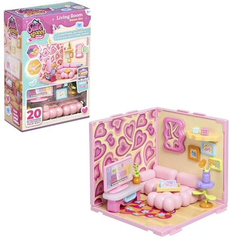Bizak Suite Spaces 64554117 - Ensemble modulaire Personnalisable avec Meubles et Accessoires, Comprend 20 Accessoires et papiers décoratifs pour Filles à partir de 6 Ans