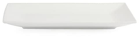 Olympia Whiteware Porcelain Serving Rectangular Platters 310mm (2 Pack) - Oven, Microwave, Dishwasher and Freezer Safe CC895