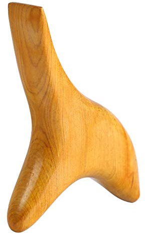 Masajeador Tailandés Tradicional de Madera, Placa Gua Sha para Cabeza, Mano, Cara, Pie y Cuerpo - Herramientas de Masaje para Alivio del Estrés y Cuidado de la Salud (02)