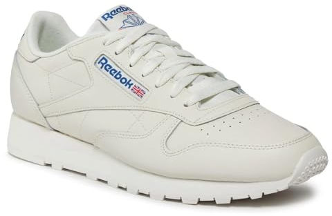 Reebok Unisex Classic Leather Sneaker,Chalk Vecblu Vecred,41 EU