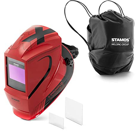 Stamos Welding Group X-PROWELD Masque de soudure X-PROWELD Casque de soudure Casque de soudure automatique Casque de soudure ventilé