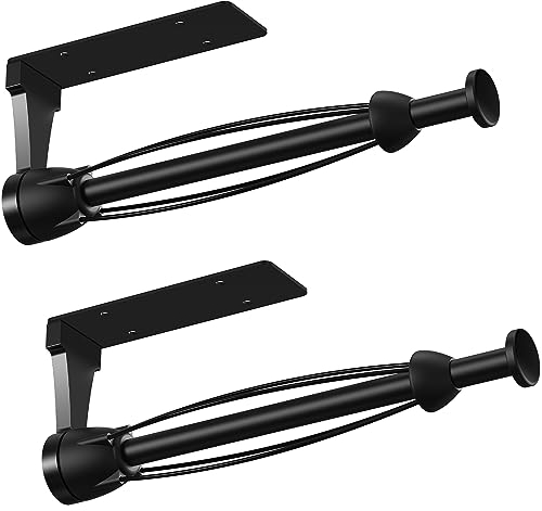 VEHHE Portarrollos de cocina negro, soporte para rollos de cocina de acero inoxidable con efecto amortiguador, soporte para rollos de cocina para manejo con una sola mano, soporte para rollos de papel