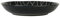 GENEVIEVE LETHU 539092 - Plato hondo negro (20 cm de diámetro, colección Dalia, color negro