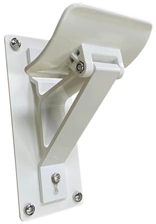 perfk Soporte de Soporte de Rodillo para toldo RV, fácil de Instalar para toldos retráctiles y manuales, Pieza de Repuesto, Fuerte Capacidad de Carga, Blanco