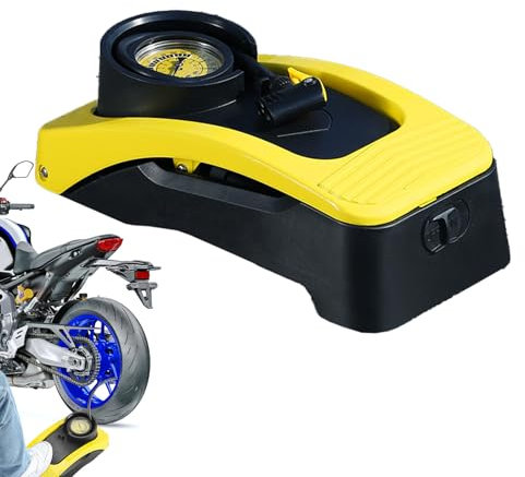 Yplkm Bomba de aire de pie, bomba de pie para botes inflables, bomba de alta presión para bikeboden | Herramientas multifuncionales de doble cilindro inflable para automóviles, motocicletas, barcos