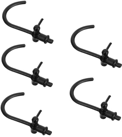 Toyvian 5pcs Miniature Dollhouse Tap Old Fashioned Bathroom Faucet for Craft Scene Toy Model Kitchen Bathroom Accessories