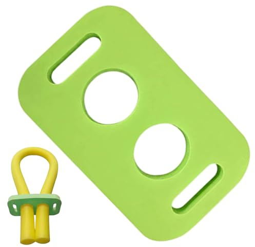 Pesoncarl Pool Noodle Connector, Lightweight Holed EVA Foam Swimming Noodle Connector, Practical Swimming Training Aids for Kids & Adults, Green, Pool Floats