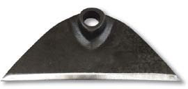 Flores Cortés - Azada canaria 190x390 mm.