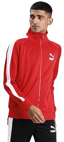 Puma Herr Veste De Survêtement Emblématique T7, High Risk Red, XXL