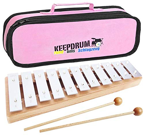 Sonor GP Glockenspiel + keepdrum Trage-Tasche Pink