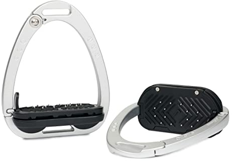 LeMieux Vector Control Stirrup - Aluminium - Aviation Grade Aluminium - Lightweight - Ergonomic Footplate