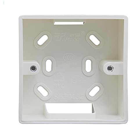 Beok Caja de Superficie para termostato de Suelo Radiante Carcasa de Superficie para Tomas de empotrar.