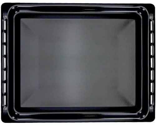CABLEPELADO Bandeja para horno Teka | modelo 82405901 | Bandeja profunda esmaltada Horno Teka | 368 mm profundo x 460 mm ancho