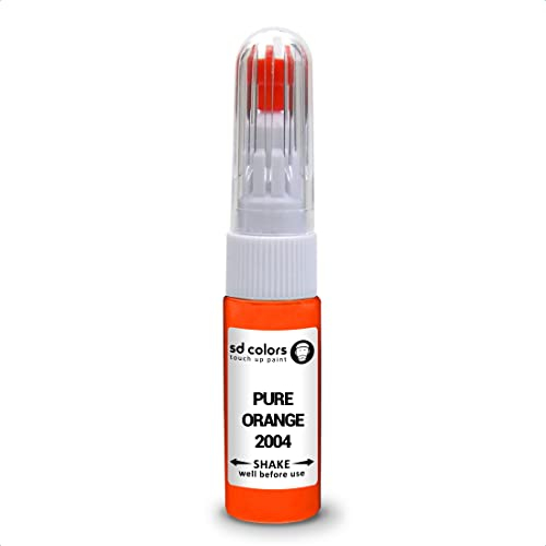 SD COLORS PURE ORANGE RAL 2004 New Touch Up Paint Pen 7ML REPAIR SCRATCH CHIP BRUSH