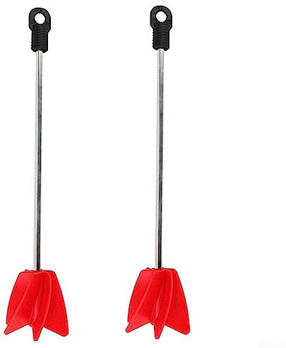 ZYWUOY 2pcs Epoxy Resina Miscelatori, Vernice Mixer Epoxy Resina Pigmento Miscelazione Paddle Trapano Elettrico Attacco